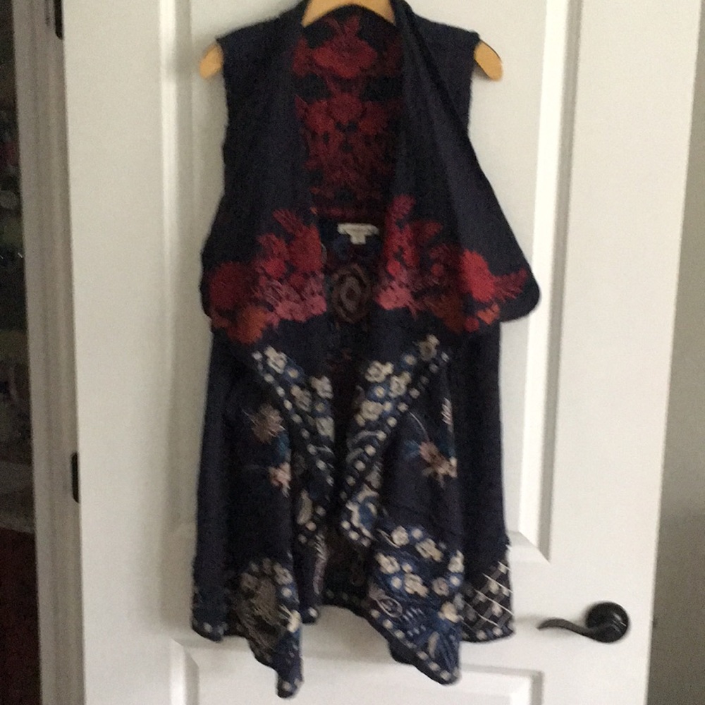 Embroidered vest